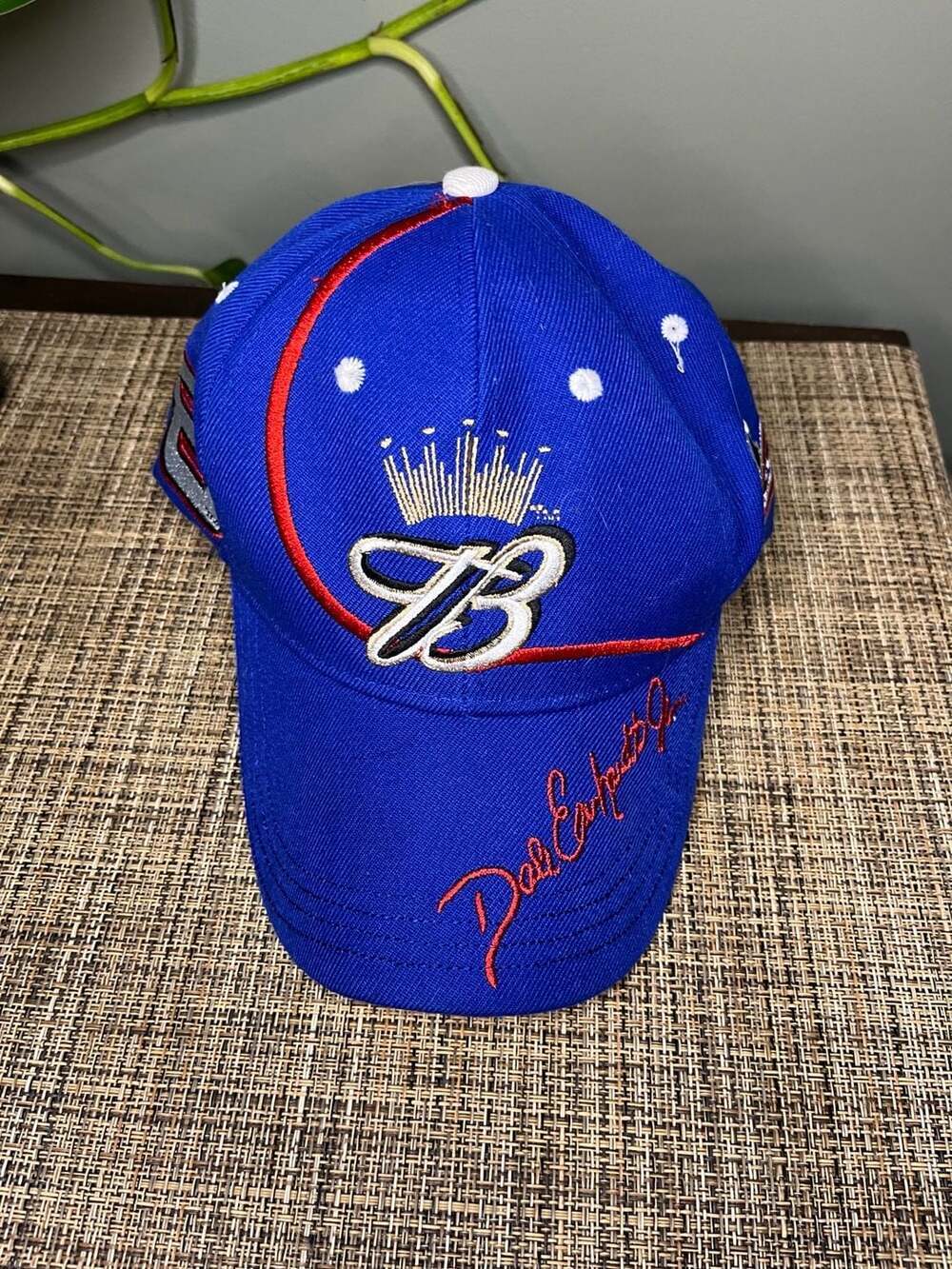 Vintage Dale Earnhardt Jr #8 Budweiser Blue Embroidered NASCAR Racing Hat